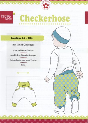 farbenmix checkerhose patroon voor broek voor baby