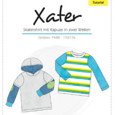 Farbenmix Xater, een patroon voor een skatershirt.