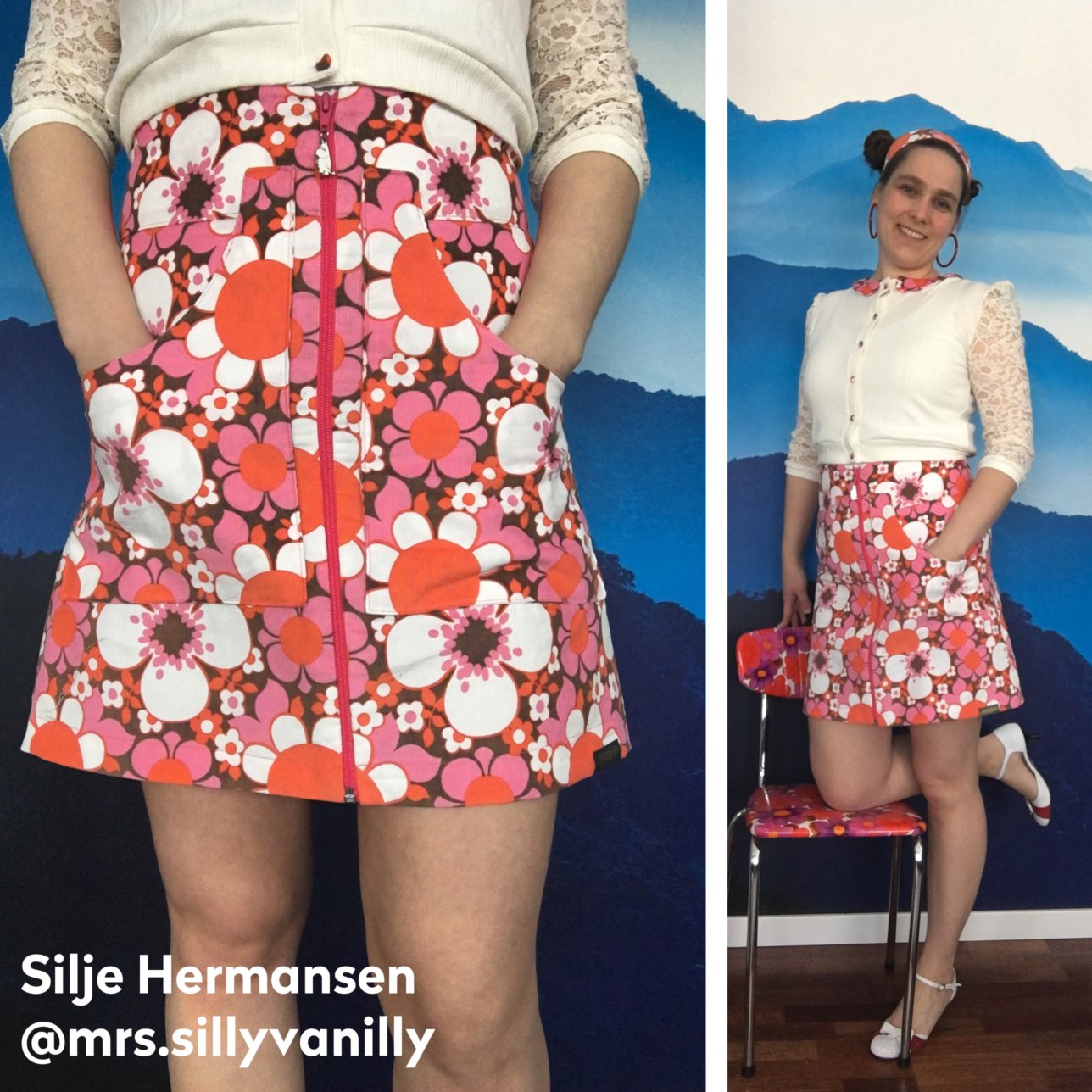 Ida Victoria Naaipatroon Rok Augusta Skirt | XS-4XL - Afbeelding 2