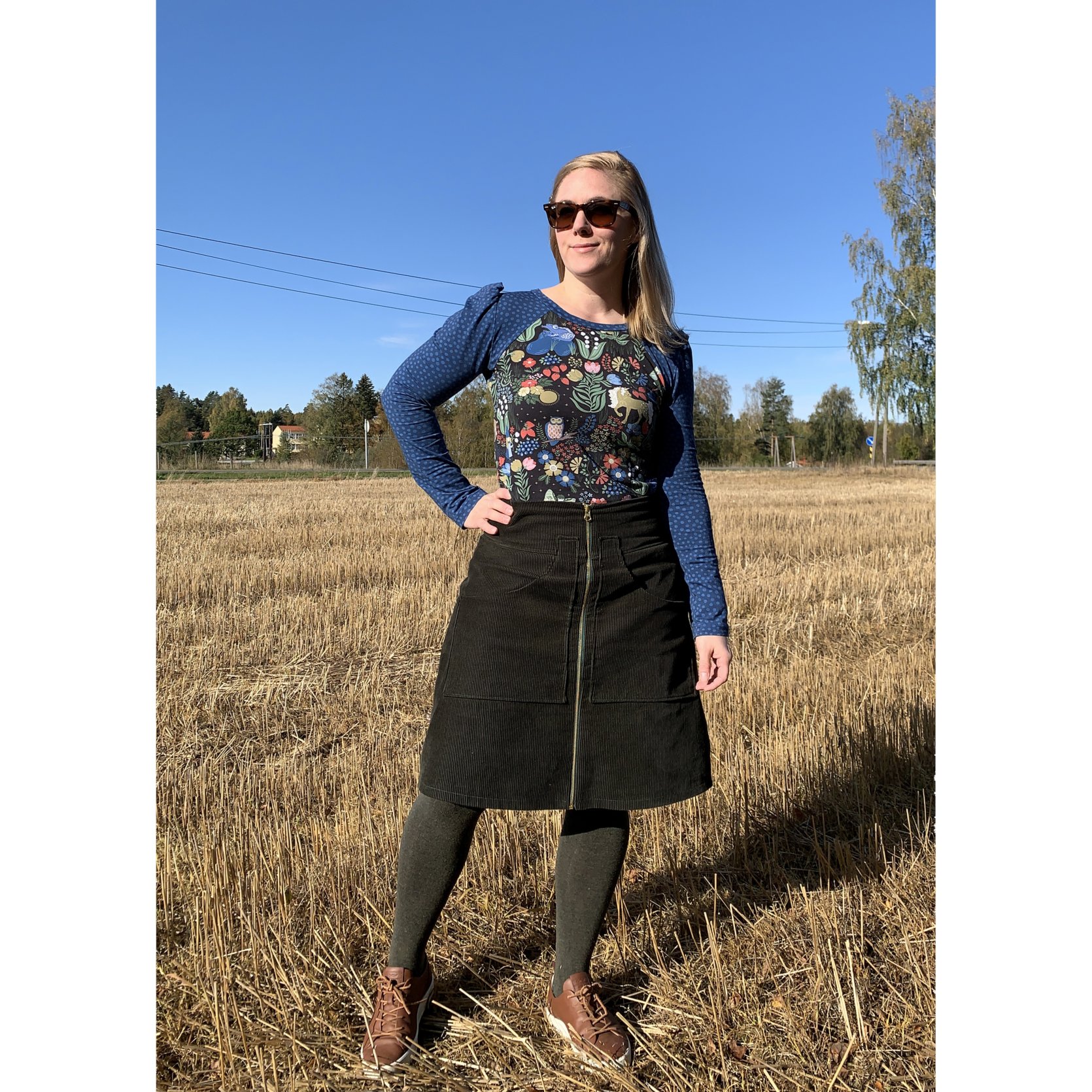 Ida Victoria Naaipatroon Rok Augusta Skirt | XS-4XL - Afbeelding 7