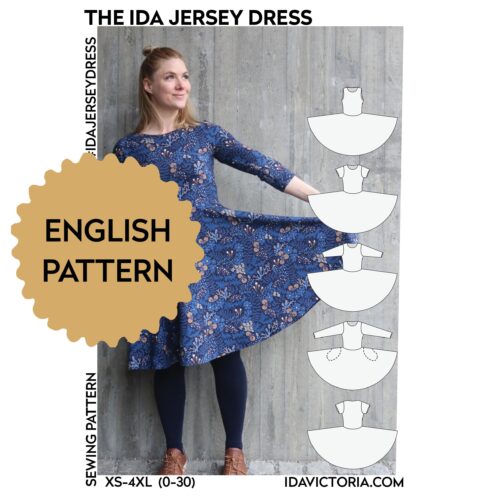 Ida victoria, Ida Jersey Dress, Adult, jurk patroon