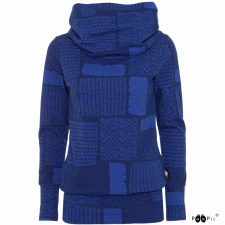 Sarka organic sweatshirt knit, blue - blueberry