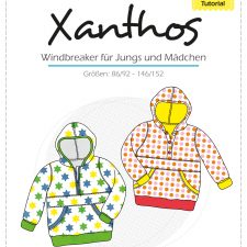 Farbenmix Xanthos, een patroon voor een windjack voor kinderen