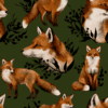 Mieli FOX Forest Green Waldgrün French Terry