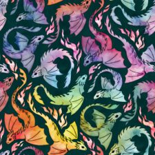 Hazeltjes Dragons and Rainbows Petrol Summersweat, verwachte levering juli 2026