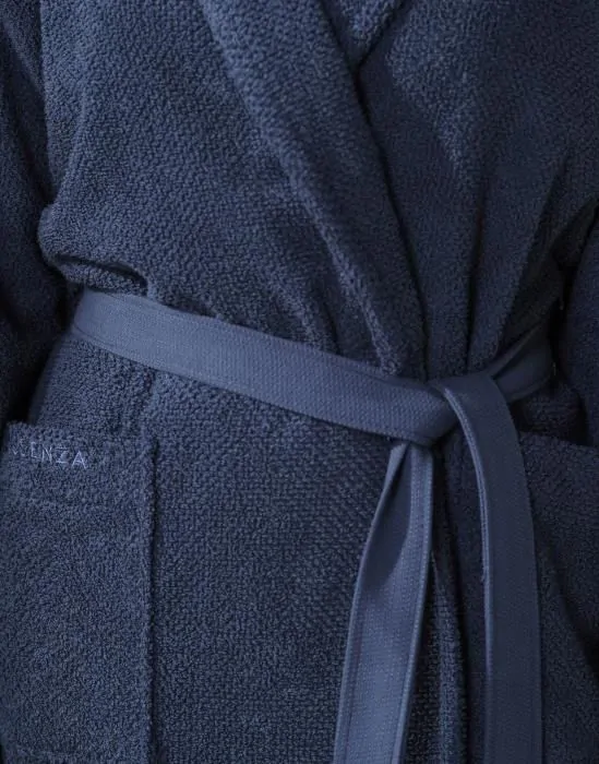 ESSENZA Connect Organic Uni Blauw Badjas L - Afbeelding 5