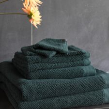 ESSENZA Connect Organic Uni GRoen Handdoek 60 x 110 cm - Afbeelding 3