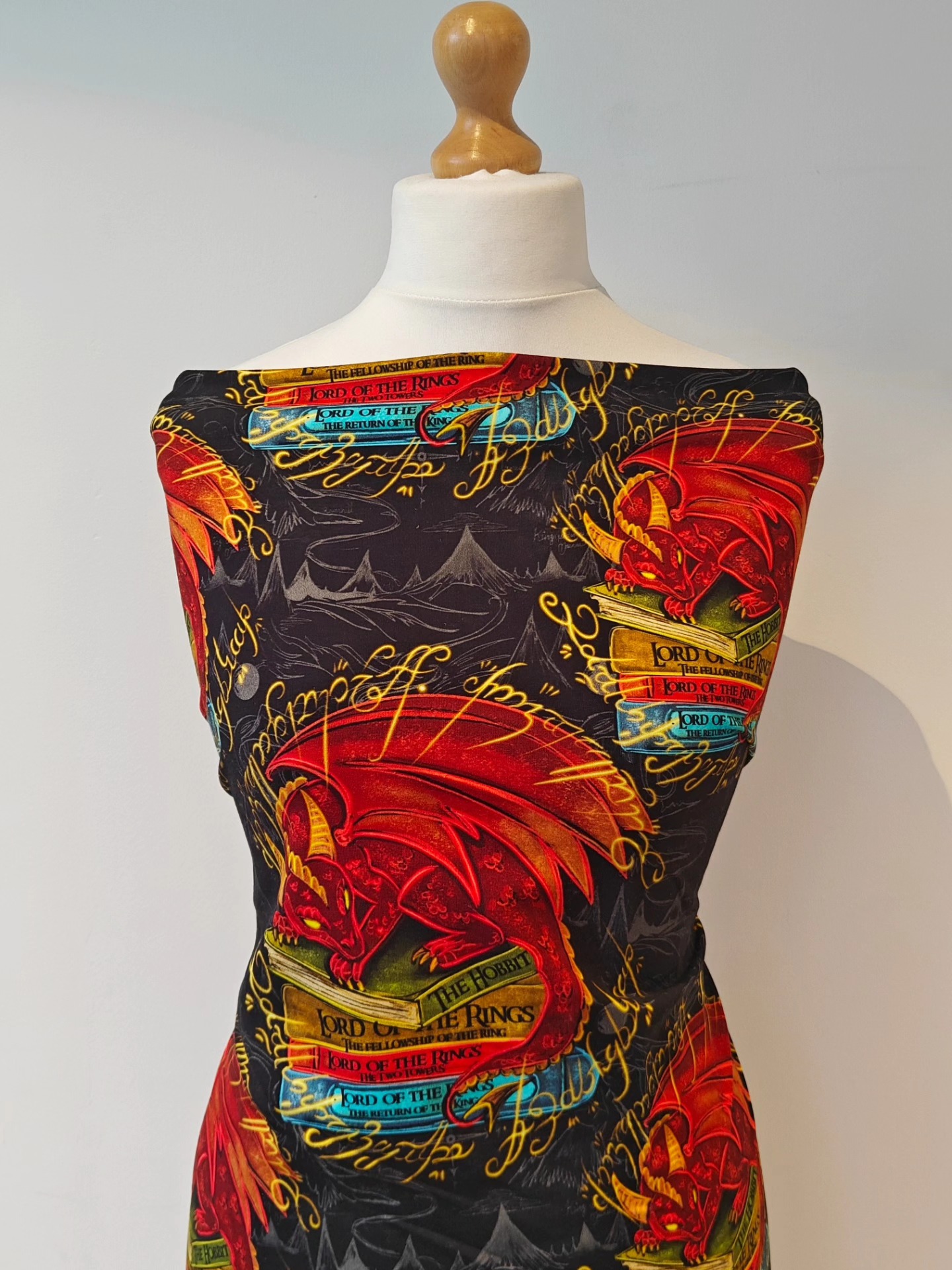 Hazeltjes Baby Smaug Books black Ring organic summersweat - Afbeelding 3