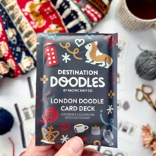 Pacific Knit Co.  Doodle Card Deck - London Destination (foil pack), verwachte levering december 2025