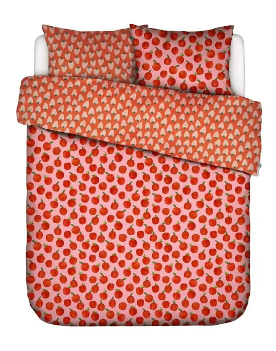 ESSENZA & CO Vitamin Boost Roze Dekbedovertrekset (inclusief kussenslopen) 200 x 220 cm