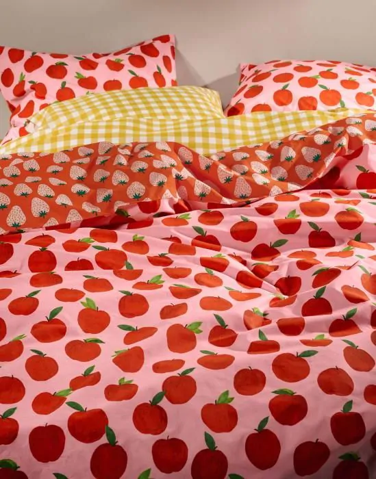 ESSENZA & CO Vitamin Boost Roze Dekbedovertrekset (inclusief kussenslopen) 200 x 220 cm - Afbeelding 9