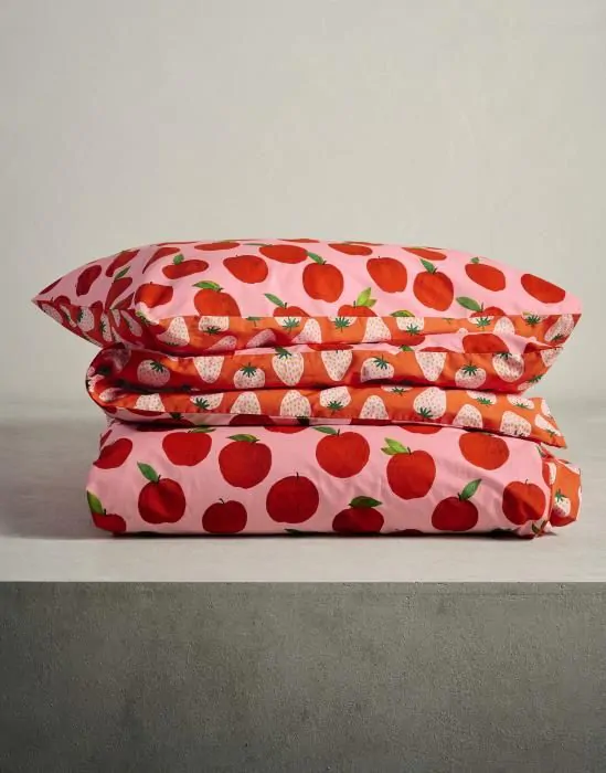 ESSENZA & CO Vitamin Boost Roze Dekbedovertrekset (inclusief kussenslopen) 200 x 220 cm - Afbeelding 8