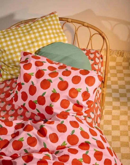 ESSENZA & CO Vitamin Boost Roze Dekbedovertrekset (inclusief kussenslopen) 200 x 220 cm - Afbeelding 6