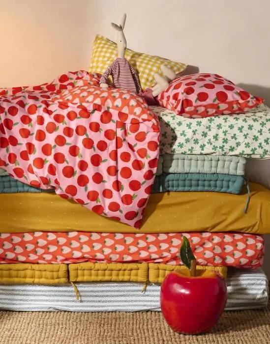 ESSENZA & CO Vitamin Boost Roze Dekbedovertrekset (inclusief kussenslopen) 200 x 220 cm - Afbeelding 5