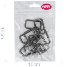Gesp metaal 38mm - zwart - 000