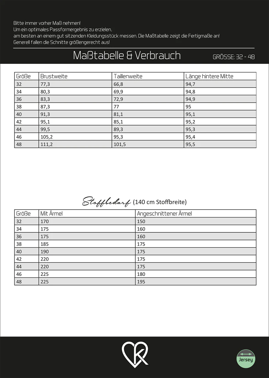 Ki-ba-doo Naaipatroon Basic Wickelkleid Wrapdress | Maat 32-48 - Afbeelding 5