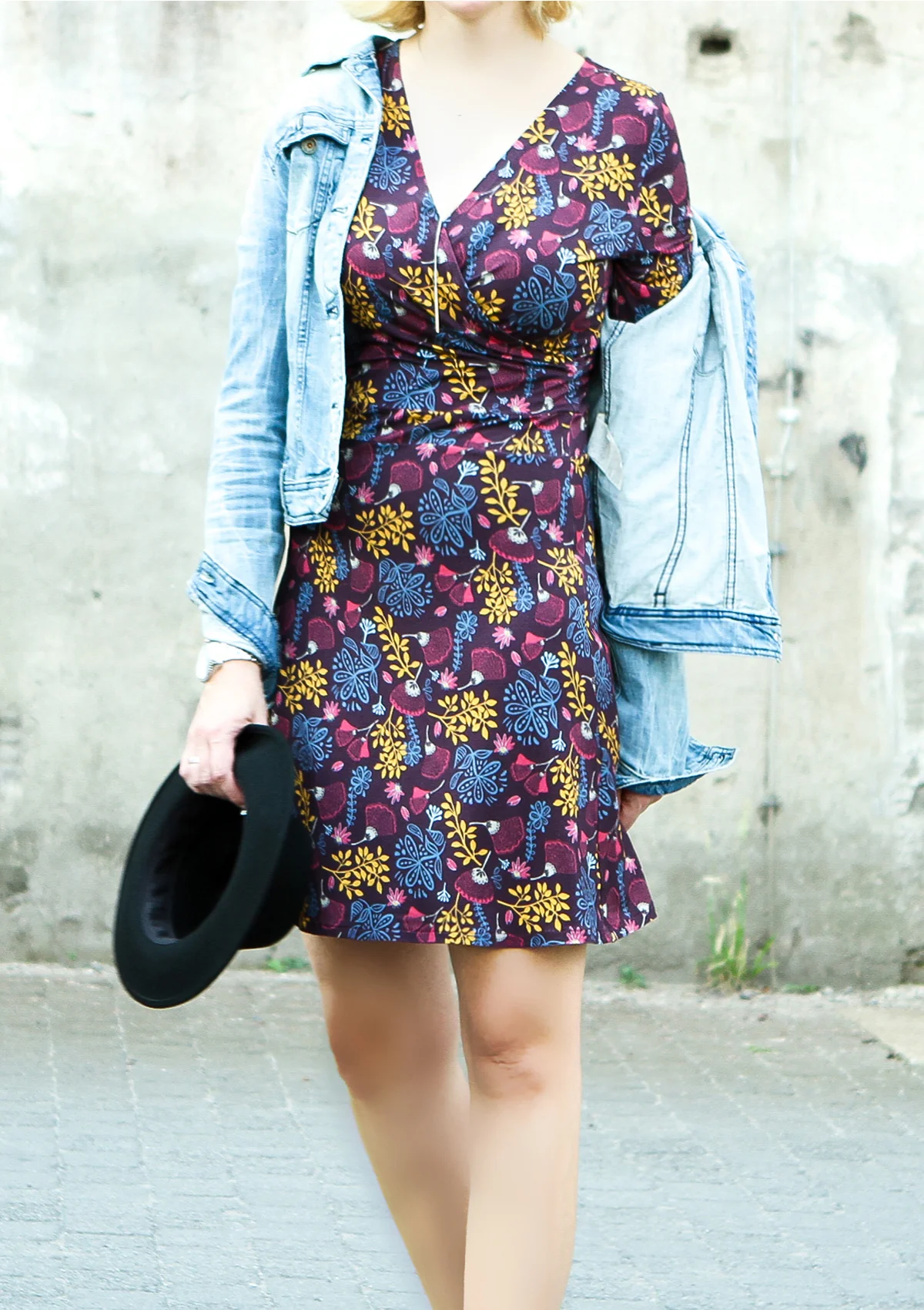 Ki-ba-doo Naaipatroon Basic Wickelkleid Wrapdress | Maat 32-48 - Afbeelding 2