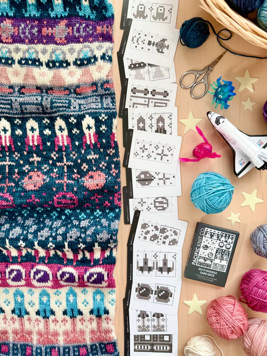 Pacific Knit Co. Doodle Card Deck - Sci-Fi (expansion) - Afbeelding 2