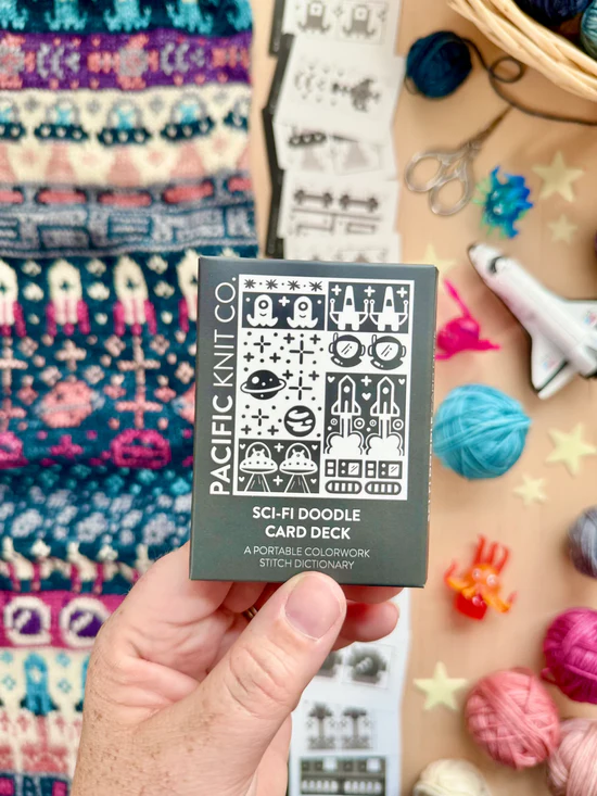 Pacific Knit Co. Doodle Card Deck - Sci-Fi (expansion) - Afbeelding 4