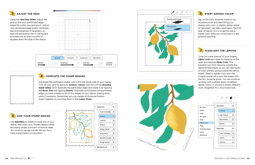 Boek Get Started with Procreate: The 10-Step Guide to Drawing on Your Ipad - Liz Kohler Brown - Afbeelding 6