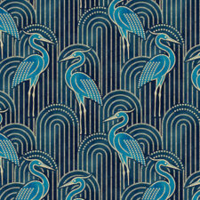 Hazeltjes Art Deco Cranes organic jersey,verwachte levering maart/april 2026