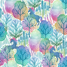Hazeltjes Hidden Unicorn Woods White organic jersey,verwachte levering maart/april 2026