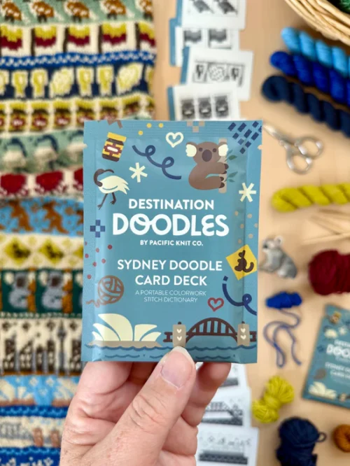 Pacific Knit Co.  Doodle Card Deck - Sydney Destination (foil pack), verwachte levering oktober 2025 - Afbeelding 3