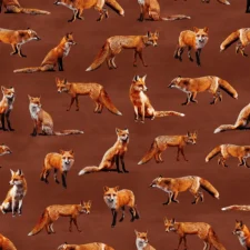 PaaPii x Finsket Foxes Burnt sweatshirt knit brushed, rust, verwachte levering november 2025