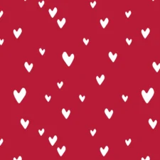 Paapii Hearts organic jersey, red, verwachte levering november 2025