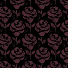 Paapii Rose organic sweatshirt knit, beetroot - black, verwachte levering november 2025
