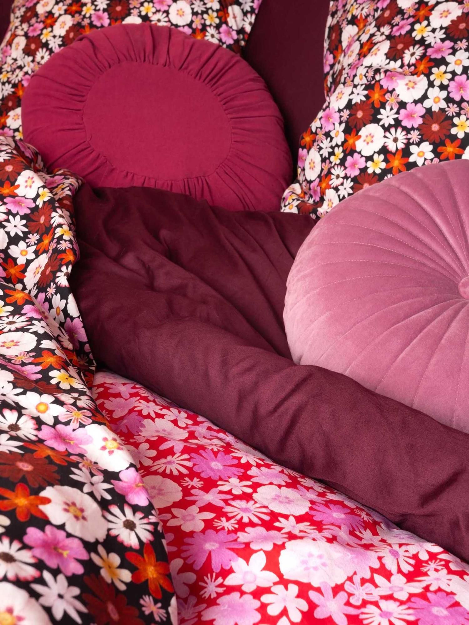 Essenza & Co Mellow Millesfleurs Dekbedovertrek Black (inclusief 2 kussenslopen) 200 x 220 cm - Afbeelding 5
