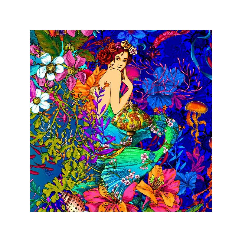 Organic Cotton Melusine midnight blue
