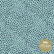 Fossan Jersey Stone Dots Black Mint