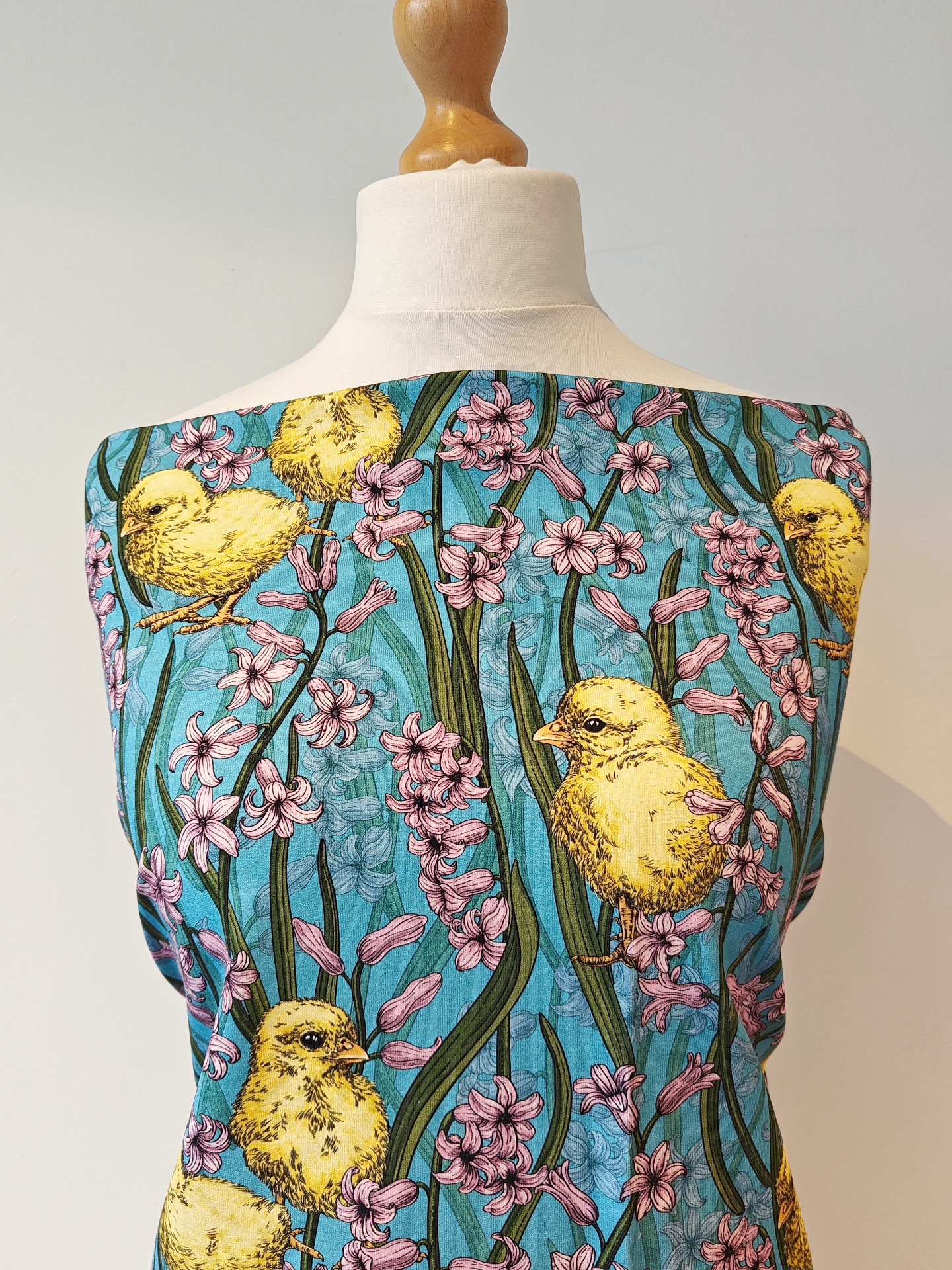 Hazeltjes Chickens and hyacinths Blue Summersweat - Afbeelding 5