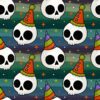 Hazeltjes Arno Birthday Skulls organic jersey