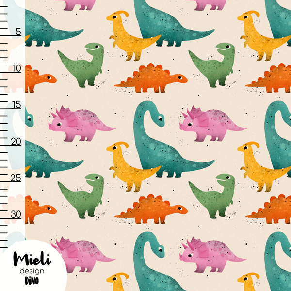 Mieli DINO natural Jersey - Afbeelding 2