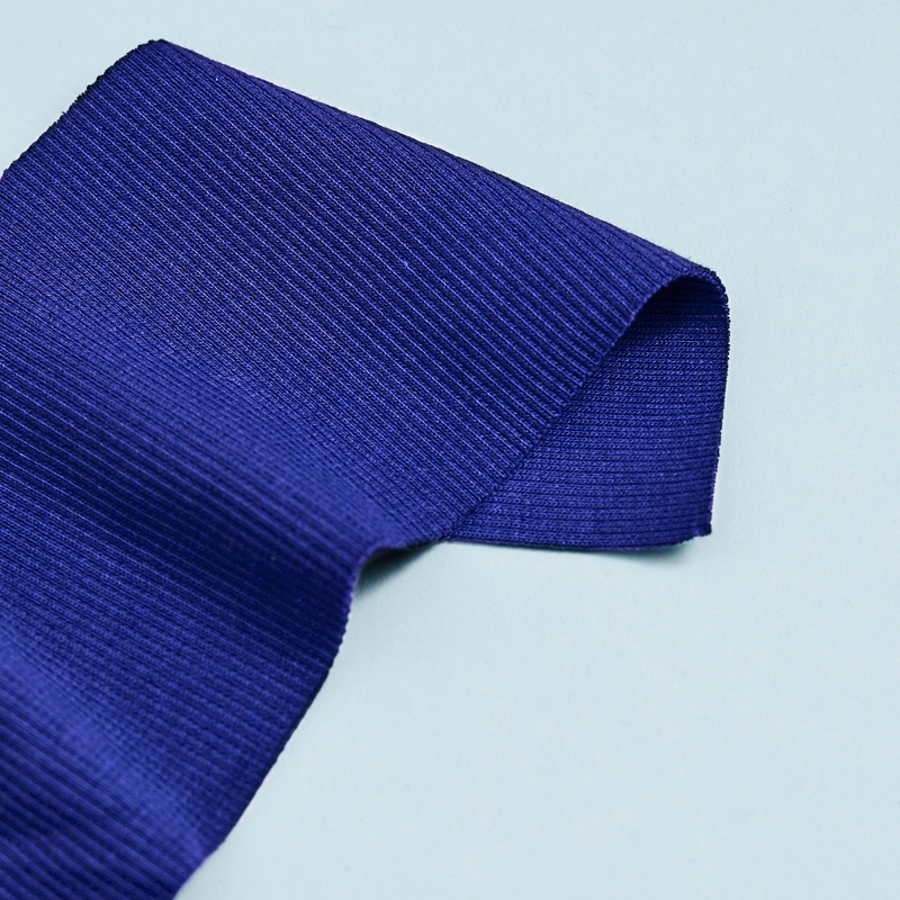 Mind the Maker Organic Ribbing COBALT BLUE, boordtricot