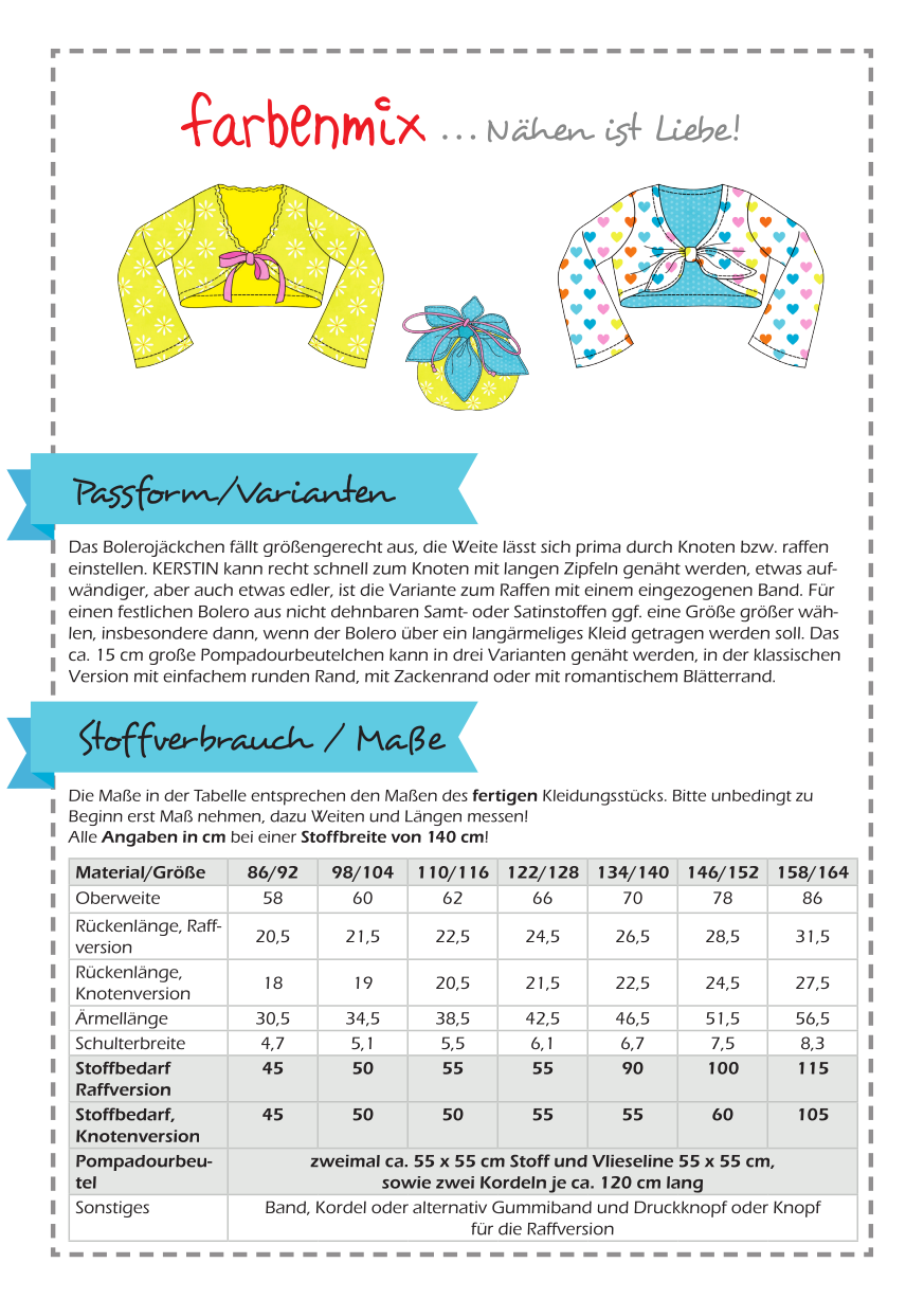 Farbenmix Naaipatroon Kerstin | 86-164 - Afbeelding 6