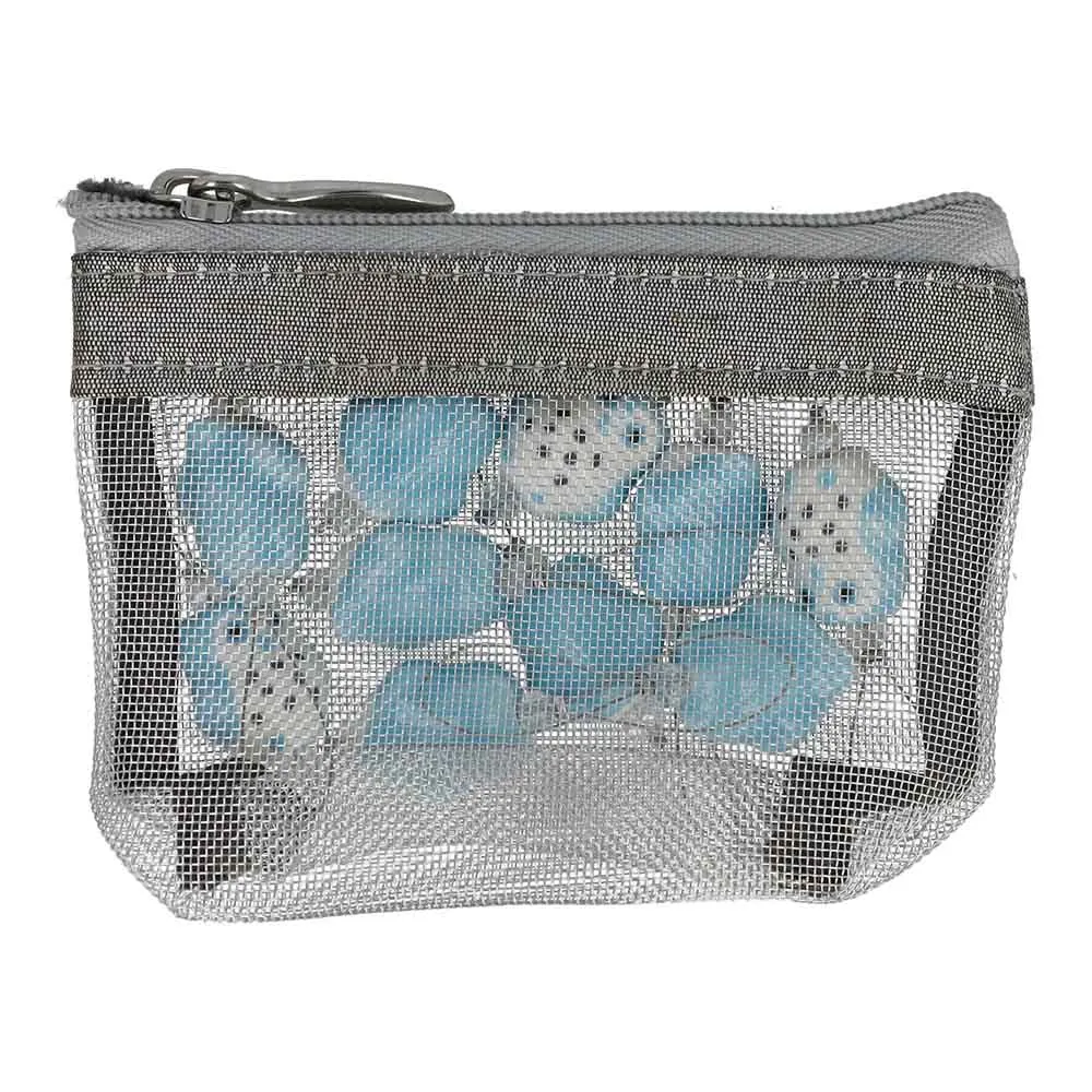 KnitPro Zooni stekenmarkeerders in mesh pouch Blauwe uil - 1x10st - Afbeelding 4