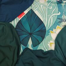 Hazeltjes Nouveau Waterlily, organic jersey - Afbeelding 3