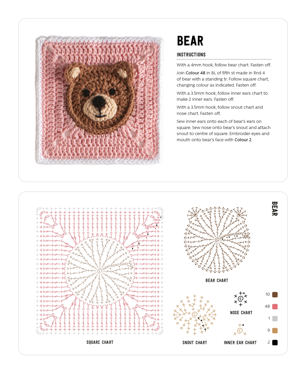 3D Granny Squares Cards - Afbeelding 2