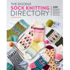 PRE-ORDER: Doodle Sock Knitting Directory Book - Jamie Lomax, verwachte levering oktober 2026