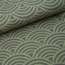 Stoffonkel Organic jacquard Rainbow Moos (GOTS) (105cm)