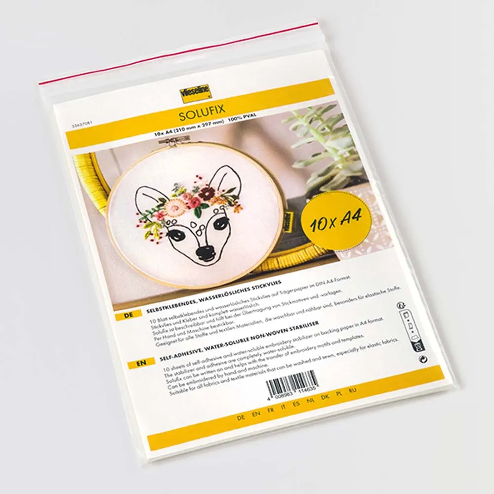 Vlieseline Solufix zelfklevend A4-formaat 10 vellen