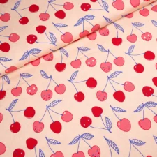 Stoffonkel Biojersey Susalabims Kirschenliebe, verwachte levering mei 2026