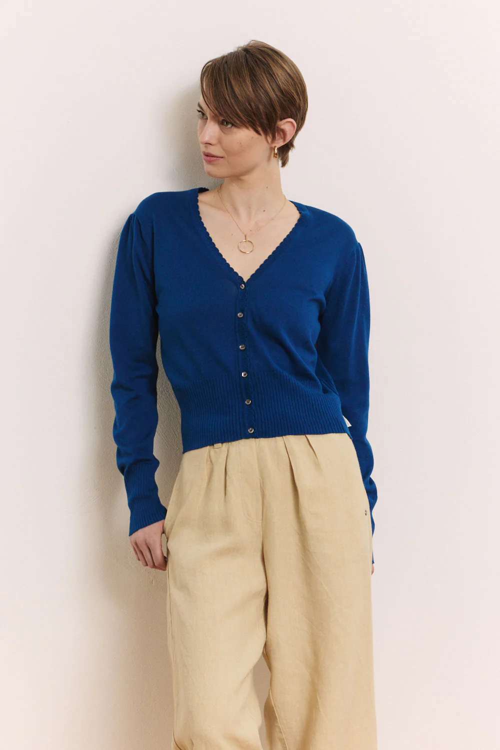 Tranquillo - Vestje Linaa Navy maat L - Afbeelding 4