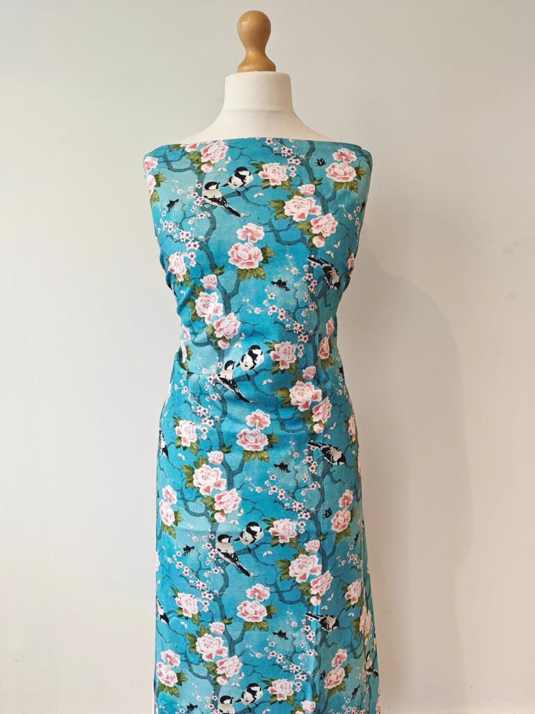 Hazeltjes Chinoiserie Birds, jersey - Afbeelding 3
