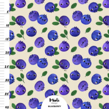 Mieli BLUEBERRY | organic french terry fabric, verwachte levering juli 2026