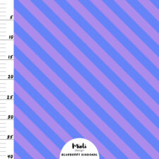 Mieli BLUEBERRY, diagonal stripes | organic jersey fabric , verwachte levering juli 2026