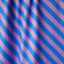 Mieli BLUEBERRY, diagonal stripes | organic jersey fabric - Afbeelding 3